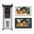 4-wire door video intercom system for 2-14 apartments, take photo and video record with 2G SD card